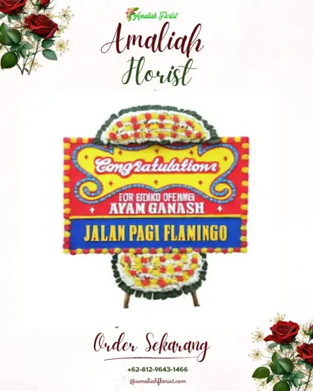 Sewa Papan Bunga Pangurangan Wetan